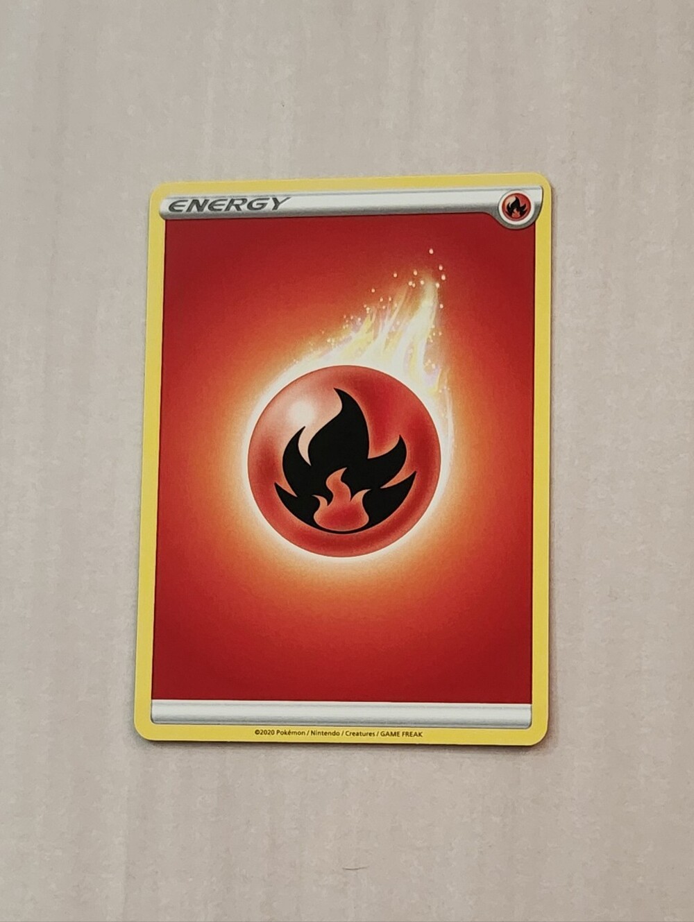 Pokemon Energy Card FIRE ENERGY Sword & Shield